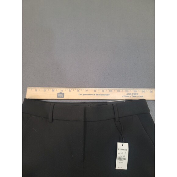 Express Pants Womens 4R Black Columnist Boot Mid Rise Dress Work Wear Office - Picture 6 of 13